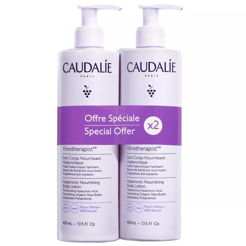 *Набір Caudalie 2848 Vinotherapist Питательный крем для тела 2*400 мл