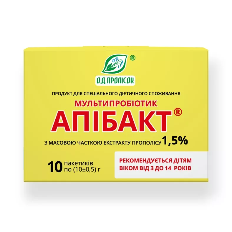 *Апибакт мультипробиотик прополис 1,5% №1 10г