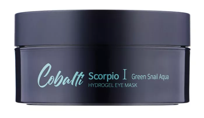 *Cobalti Green Snail Aqua Патчи гидрогелевые д/кожи вокруг глаз Улитка и водоросли №60