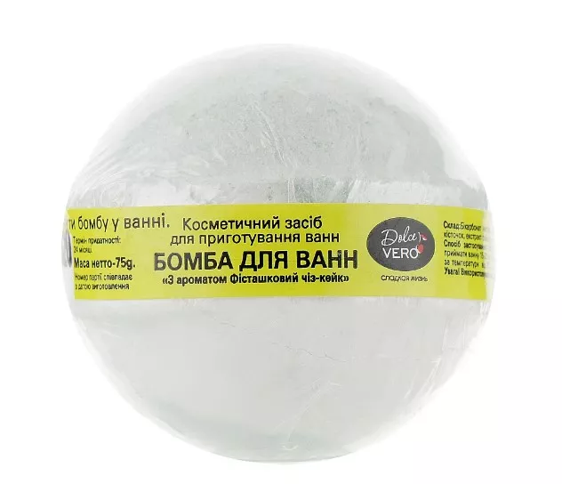 *Бомба д/ванн Dolce Vero Фисташковый чизкейк 75 г
