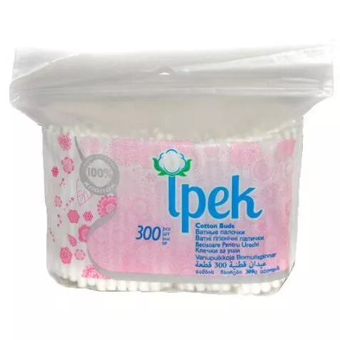 *Ватные палочки Ipek 300 шт п/е