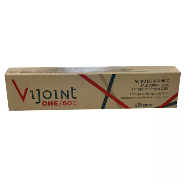 *Виджоинт Ван (Vijoint One) шприц 2% (60 мг) 3 мл