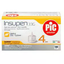 *Игла Insupen для шприц-ручки G33 (0,20*4мм) №1
