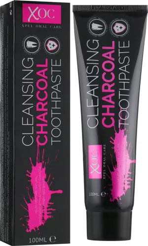 *Xpel Cleansing Charcoal Уголь активированный Зубная паста + щетка