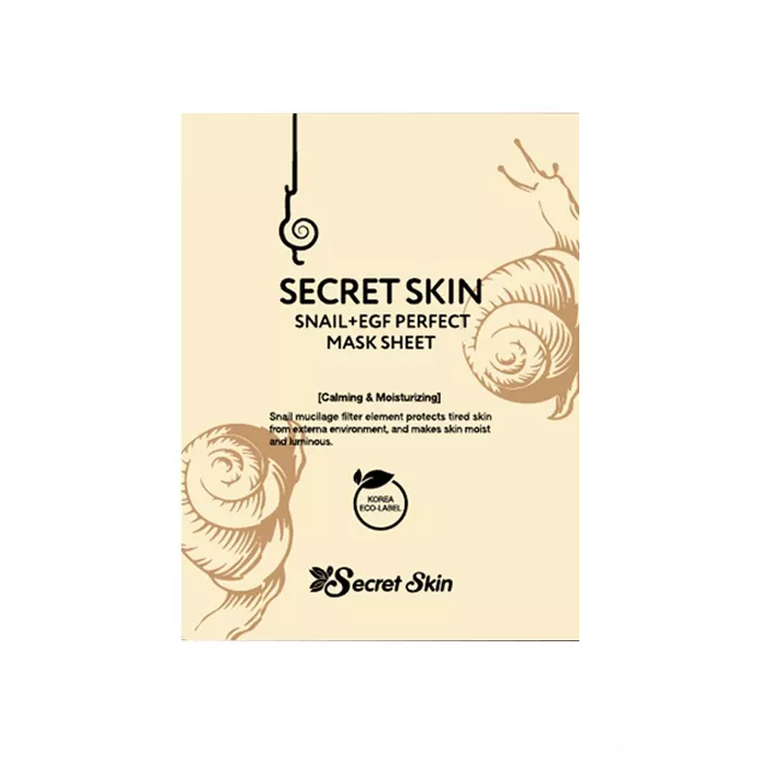 *Secret Skin Маска для лица с муцином Улитки + EGF 20 г