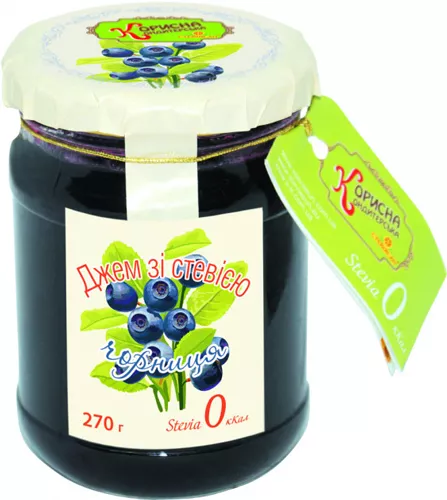 *Джем черника со стевией 270 г