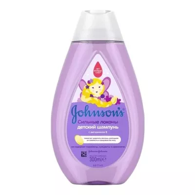 *Johnson's Baby Спрей шампунь для волос Сильные локоны 200 мл