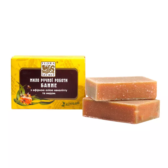 *Мыло Flora Secret Банное Мед-Эвкалипт 75 г