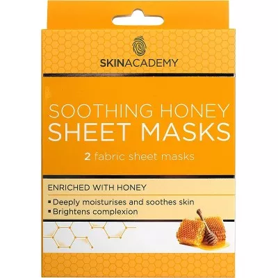 *Skin Academy маска тканевая Soothing Honey 2шт