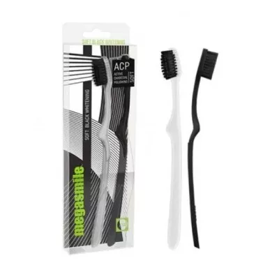 *Зубная щетка Megasmile Black Whitening 2шт