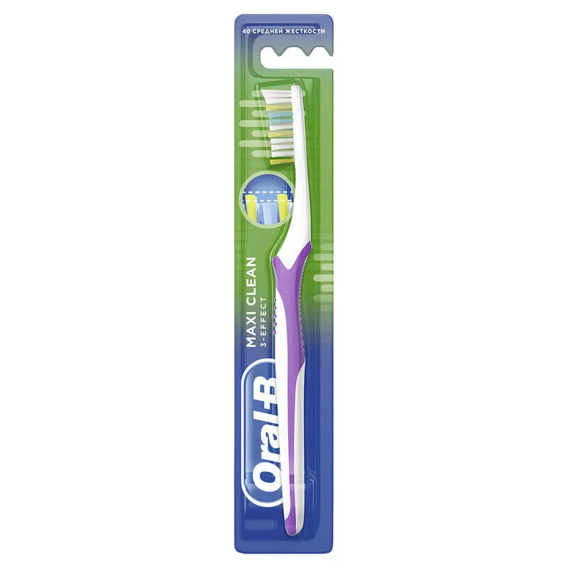 *ORAL-B Зубная щетка средняя Maxi Clean
