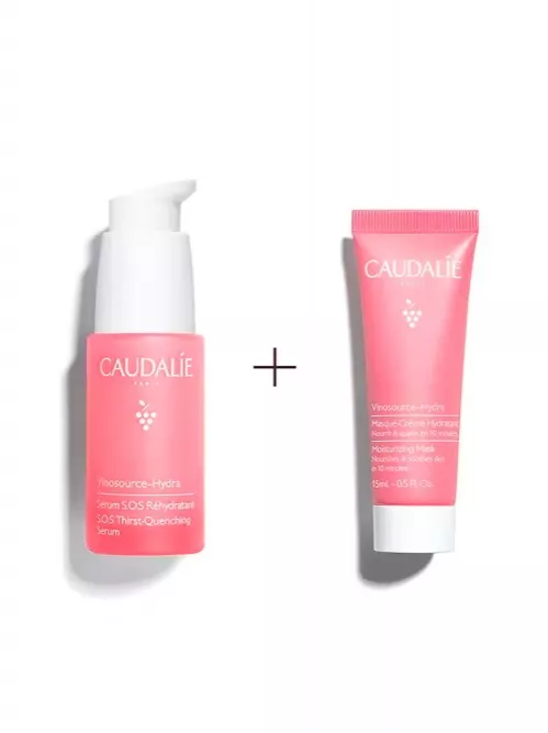 *Набор Caudalie 2836 Vinosource-Hydra Set (Маска S.O.S. 15мл+Сыворотка S.O.S. 30мл)