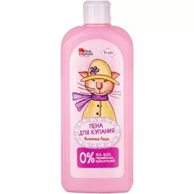 *Pink Elephant пена д/ванн детская Кошечка Лиза 500мл