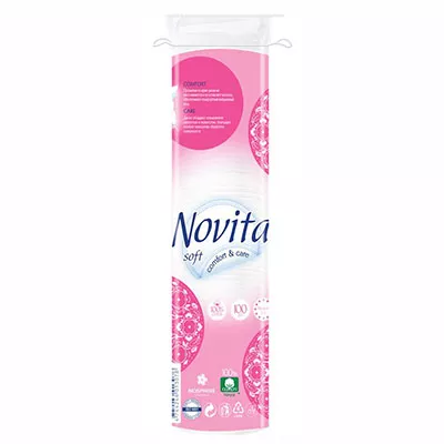 *NOVITA Soft ватные диски 100шт