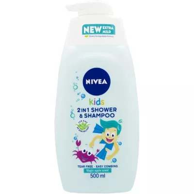 *NIVEA гель-шампунь детский 2в1 д/мальчиков 500мл 84588