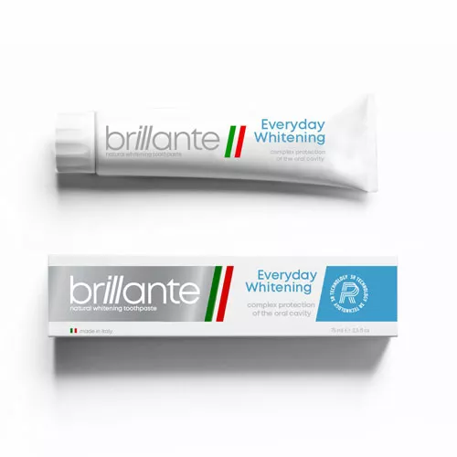 *Brillante зубная паста Everyday Whitening комплексная защита 75мл
