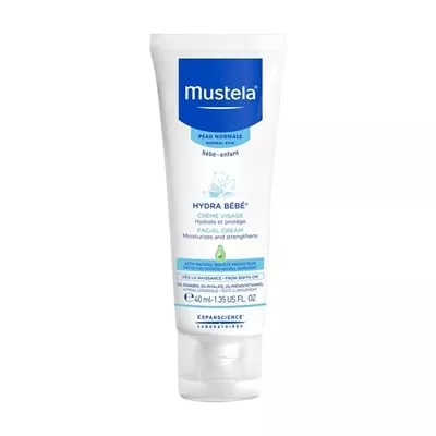 *MUSTELA крем д/лица увлажняющий HydraBebe 40мл