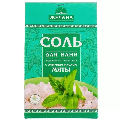 *Соль для ванны Желана мята 500 г