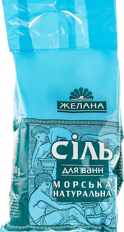 *Соль для ванны Желана натуральна морская 500 г