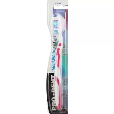 *Зубная щетка Prodent Ideal White средняя жесткость