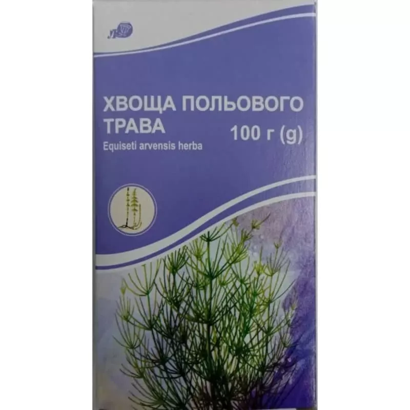 Хвоща полевого трава по 100 г в пачке
