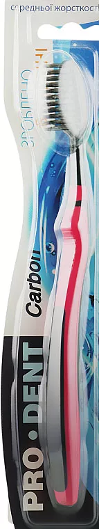 *Зубная щетка Prodent Carbon средняя жесткость
