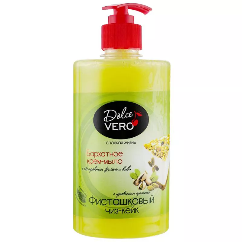 *Мыло жидкое Dolce Vero Фисташковый Чиз кейк 500 г