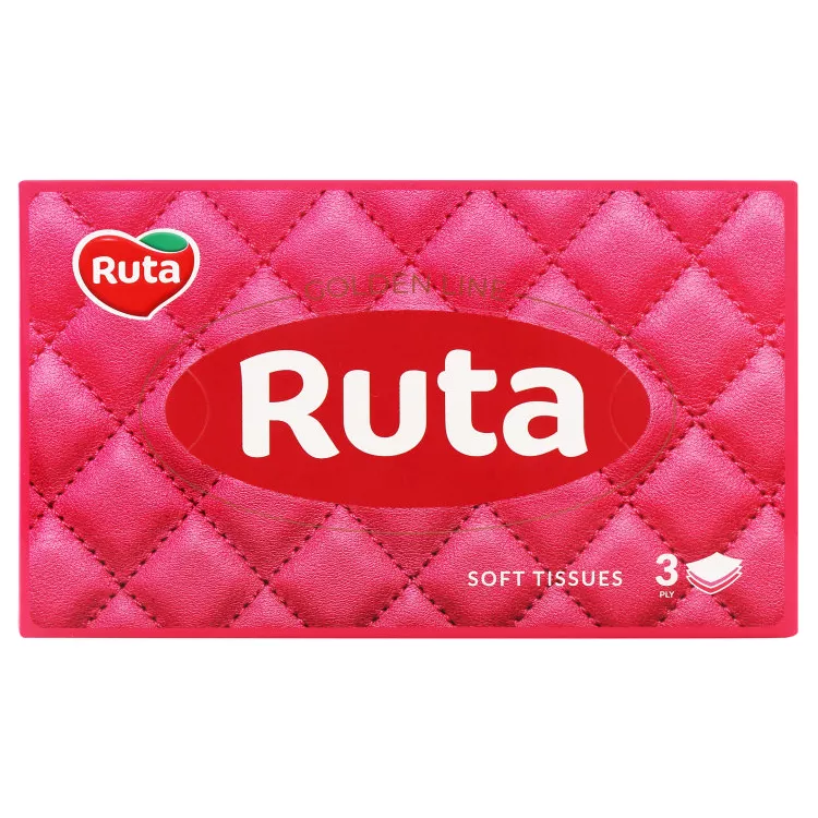 *Салфетки косметические Ruta 3-слойные пенал №60