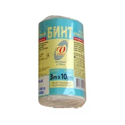 *Бинт эласт. фиксирующий 3м х 10см средней раст. Белоснежка