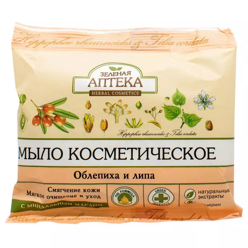 *ЗА Мыло Облепиха и липа 75г