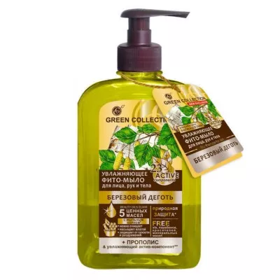 *Фито-мыло Green Collection Березовый деготь увлажняющее 290мл
