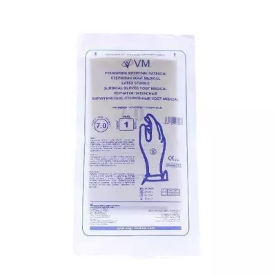 *Перчатки хир. VOGT MEDICAL латексные стер. р.7