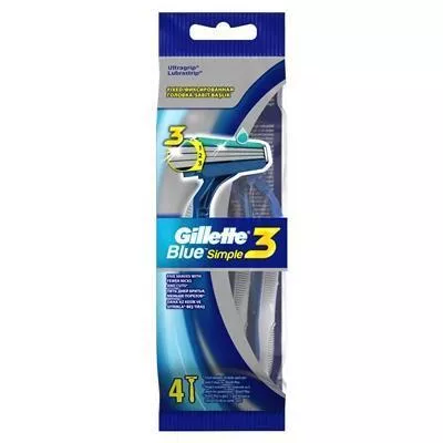 *Станок GILLETTE Blue Simple III муж. №4