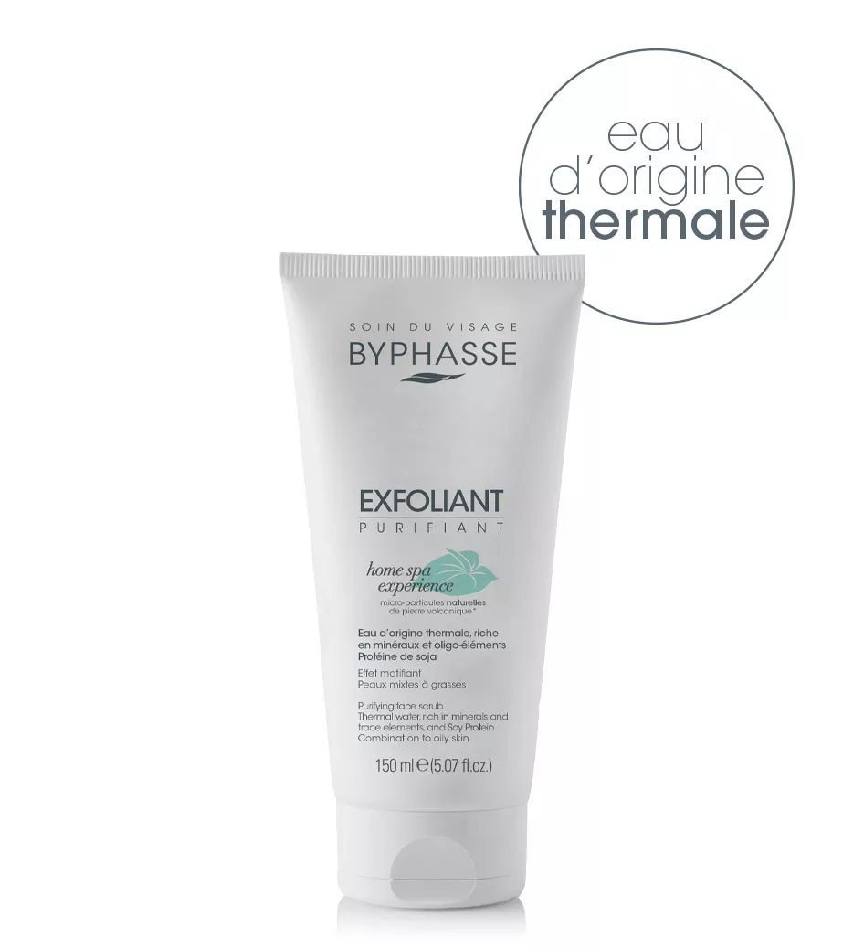 Скраб Byphasse HOME SPA EXPERIENCE очищающий для комбинированной и жирной кожи 150 мл