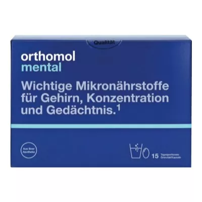Витамины Ортомол Mental 15дней (Обмен веществ и умственная деятельность)
