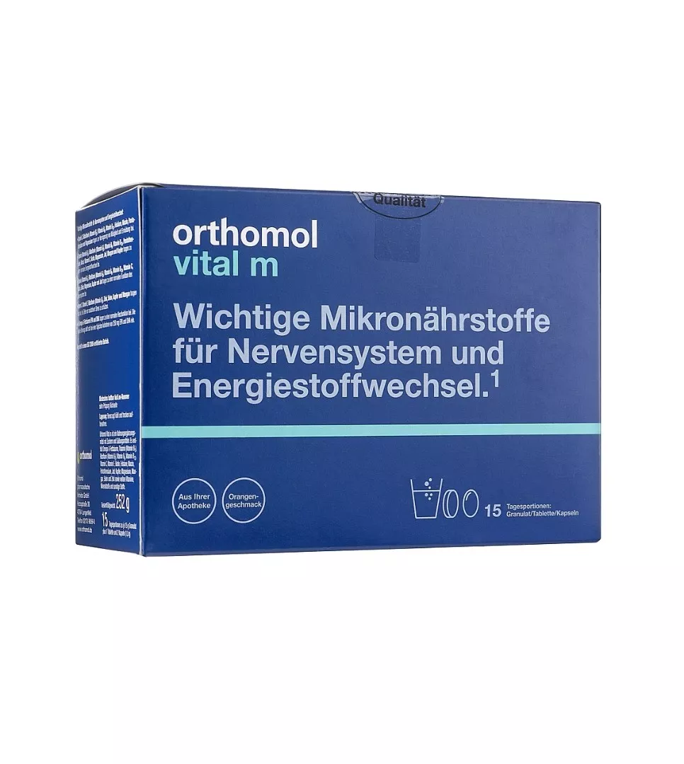 *Витамины Ортомол Vital M гранулы (для мужчин) 15дней