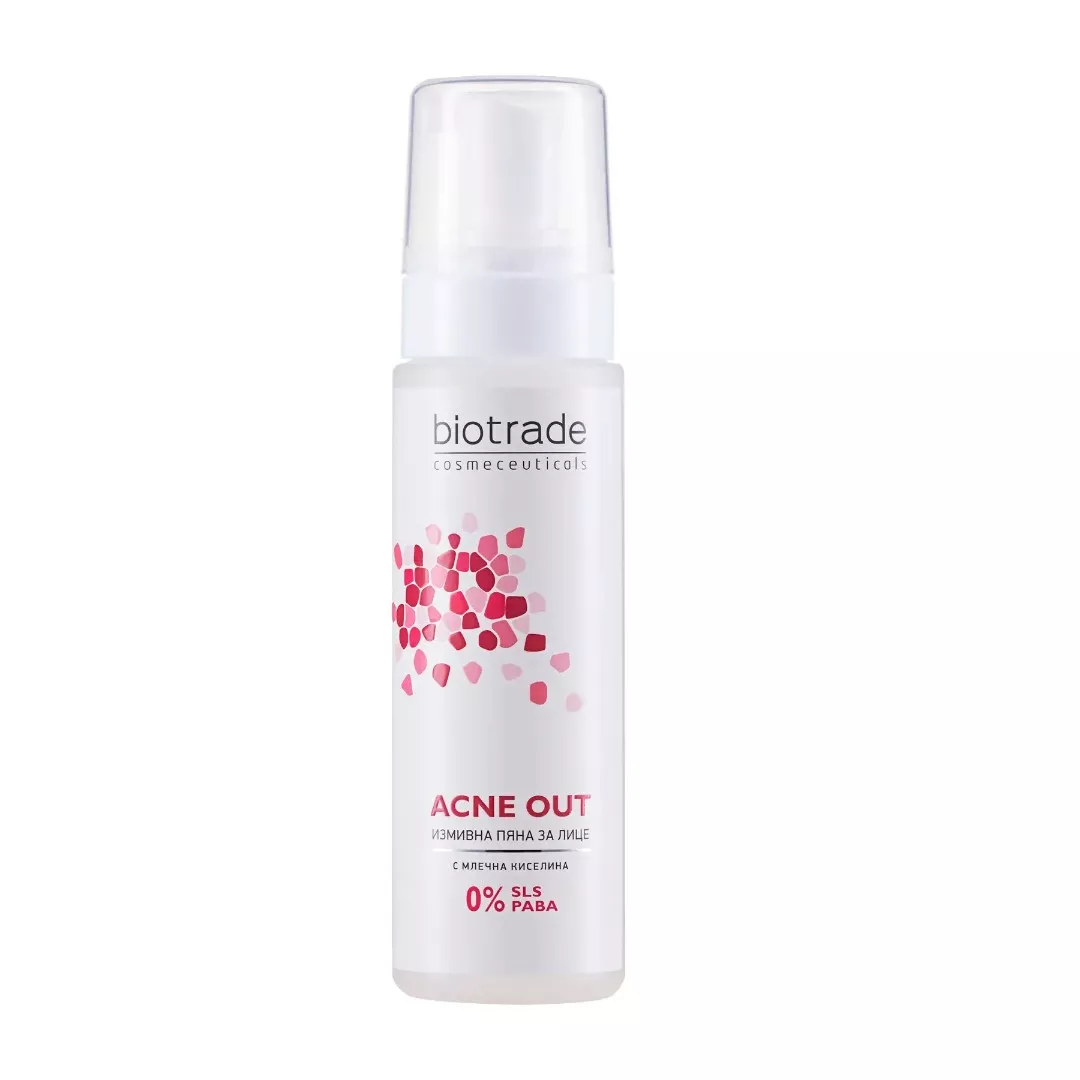 *Пенка Biotrade ACNE OUT для умывания с молочной кислотой для чувствительной кожи 150 мл