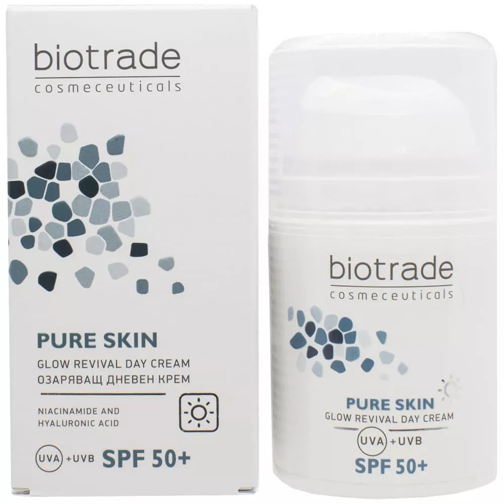 *Крем Biotrade Pure Skin Ревитализирующий против первых признаков старения с SPF 50 50 мл