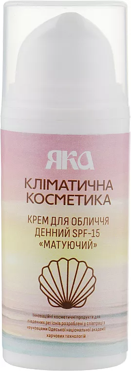 *Крем Яка для лица Дневной SPF 15 Матирующий 30 мл