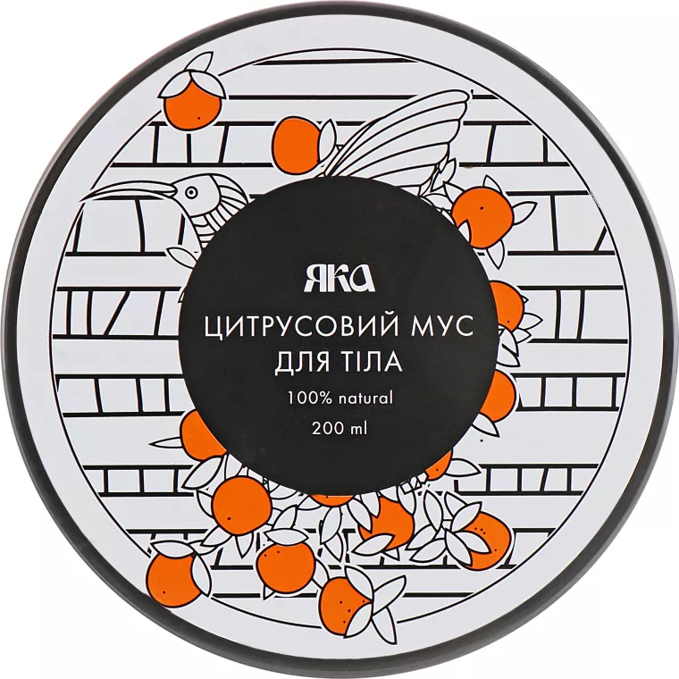 *Мусс Яка Цитрусовый для увлажнения тела 200 мл