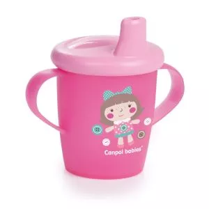 Кружка-непроливайка Canpol 31/200 розовая