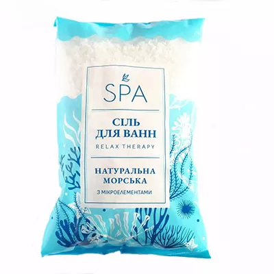 Соль SPA для ванн Натуральная морская пакет 1 кг