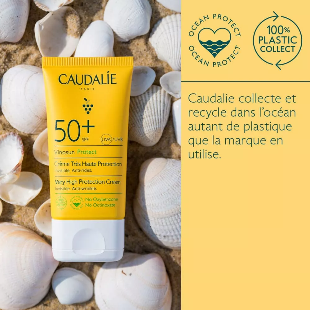 *Крем Caudalie 374 Vinosun Солнцезащитный SPF 50 50 мл