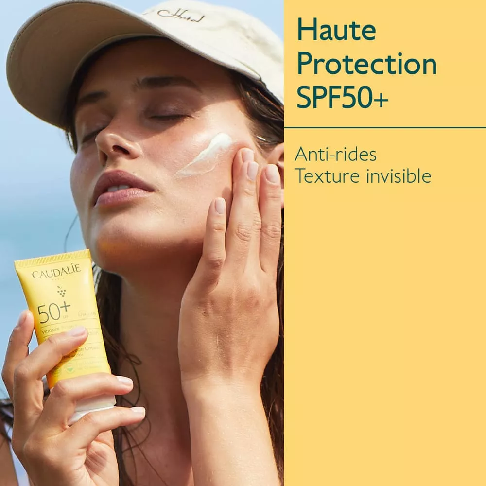 *Крем Caudalie 374 Vinosun Солнцезащитный SPF 50 50 мл