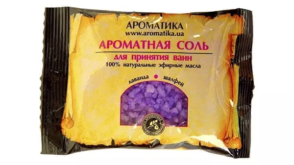 *Соль Ароматика для ванн Лаванда, шалфей 100г
