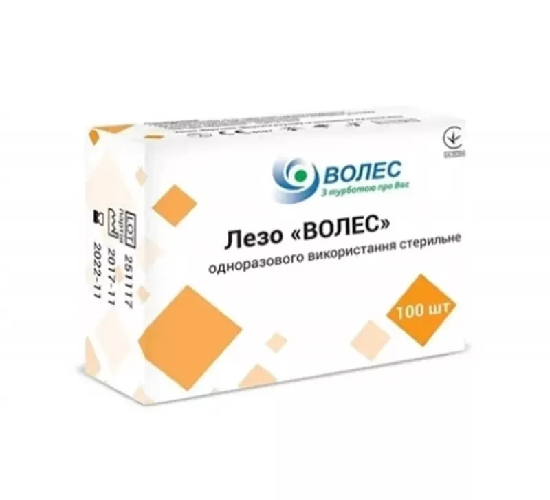 *Лезвие Волес стер. р. 24 №100