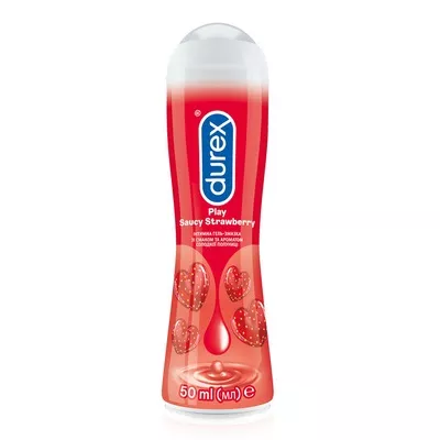 Гель-смазка Durex PlaySweet/Sausy Strawberry клубника 50 мл
