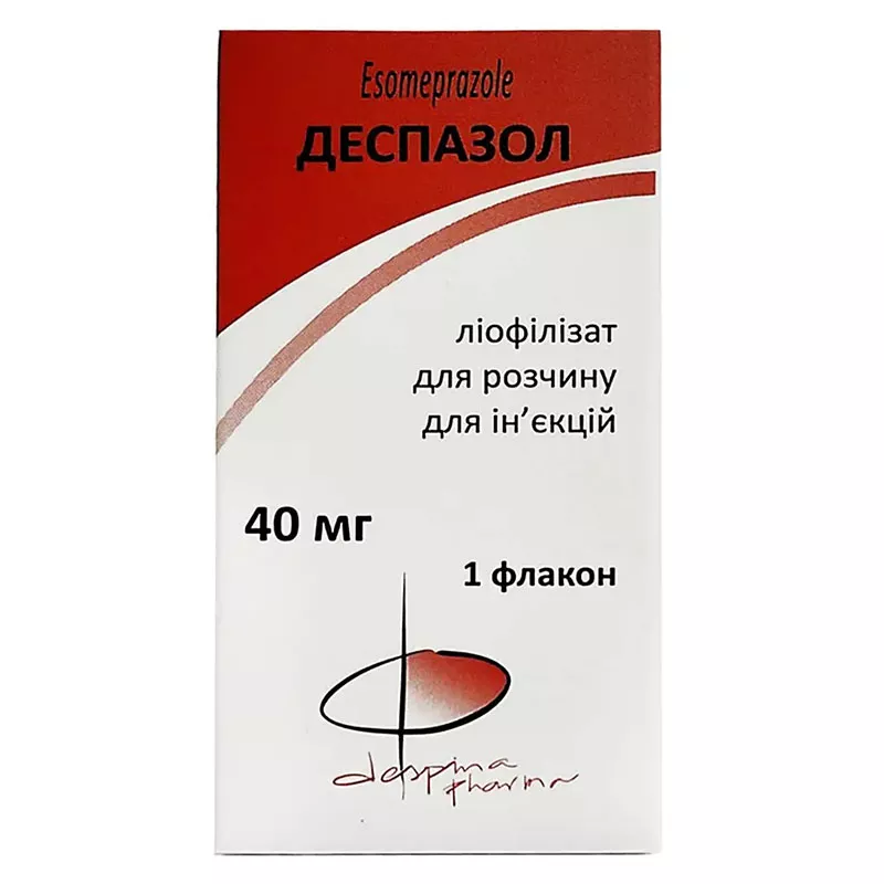 Деспазол лиофилизат д/р-ра. д/ин. 40 мг фл. №1