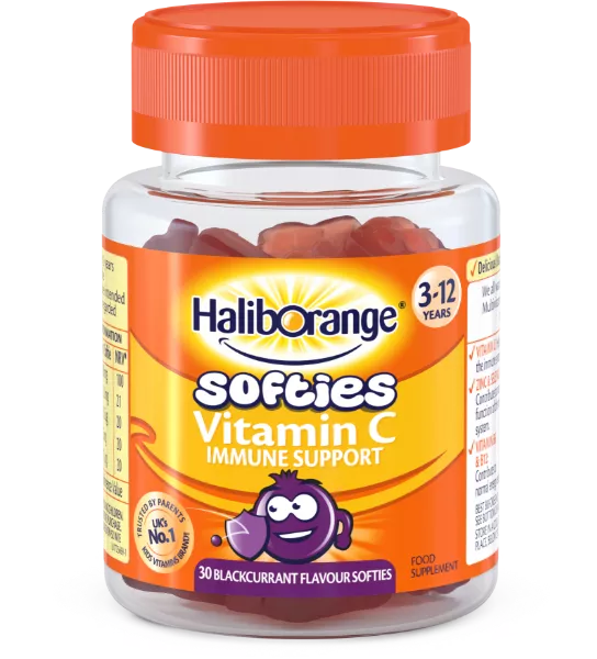 *Haliborange Витамин С желейки для детей 3-12 лет Смородина №30
