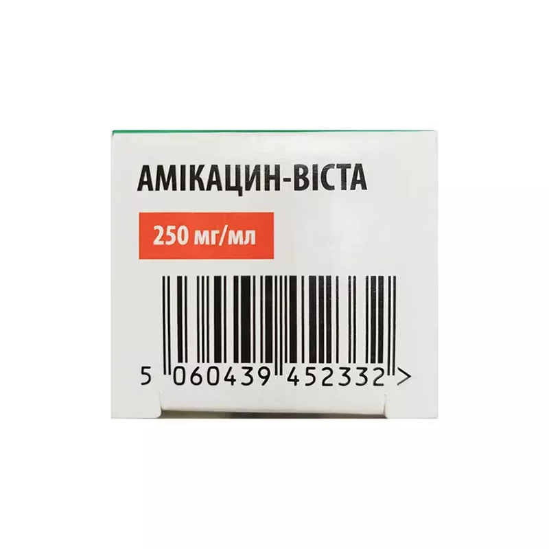 *Амикацин-Виста р-р д/ин. 250 мг/мл фл. 2 мл №1